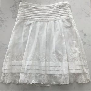 Smart Set Eyelet A-line Skirt